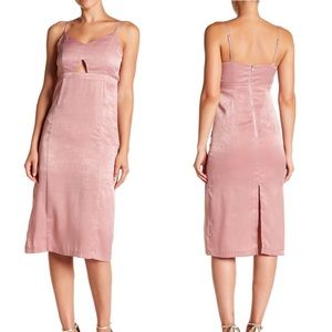 J.O.A. Dusty pink spaghetti strap dress sz M